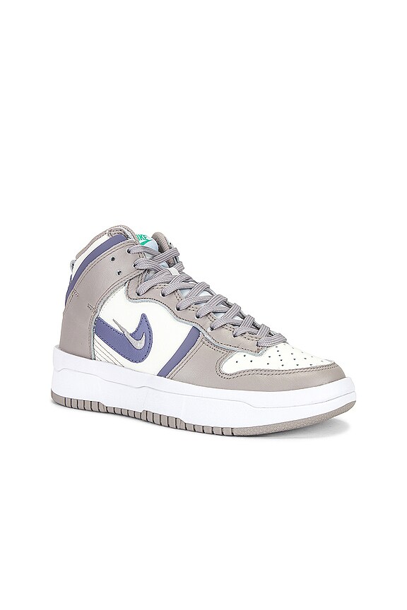 view 2 of 6 ZAPATILLA DEPORTIVA DUNK HI REBEL in Sail, Iron Purple, & College Grey