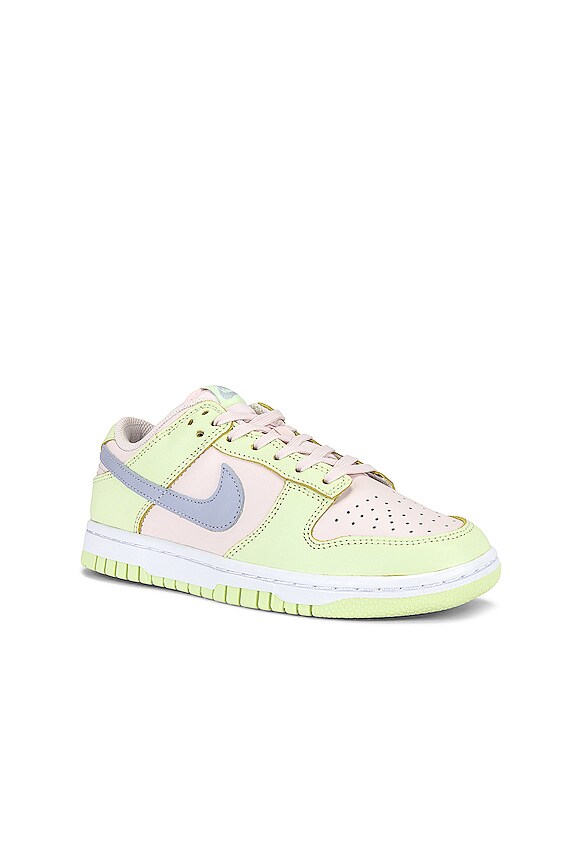 view 2 of 6 Dunk Low Sneaker in Light Soft Pink, Ghost, Lime Ice, & White