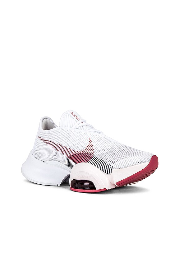 view 2 of 6 Air Zoom SuperRep 2 Sneaker in White, Archeo Pink, & Metallic Mahogany