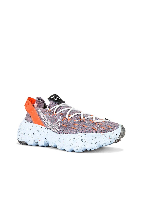 view 2 of 6 Space Hippie 04 Nike Space Hippie 04 Sneaker in Multicolor, Photon Dust, & Total Orange in Multicolor, Photon Dusst, & Total Orange