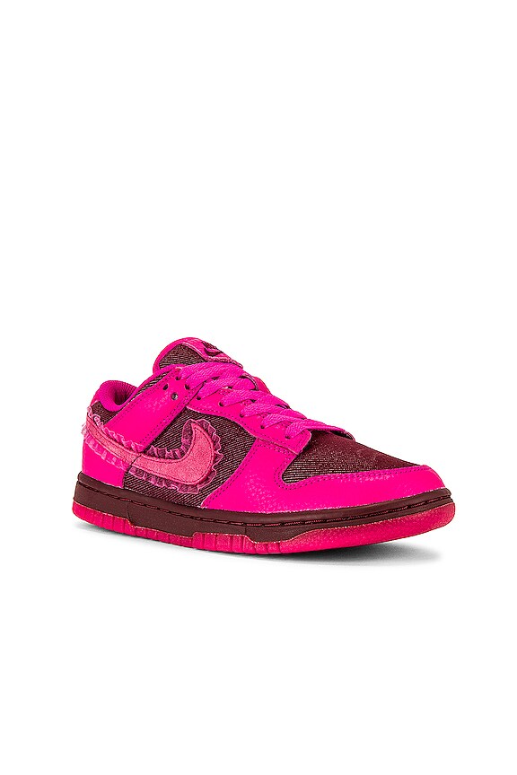 view 2 of 6 Dunk Low in Team Red & Pink Prime