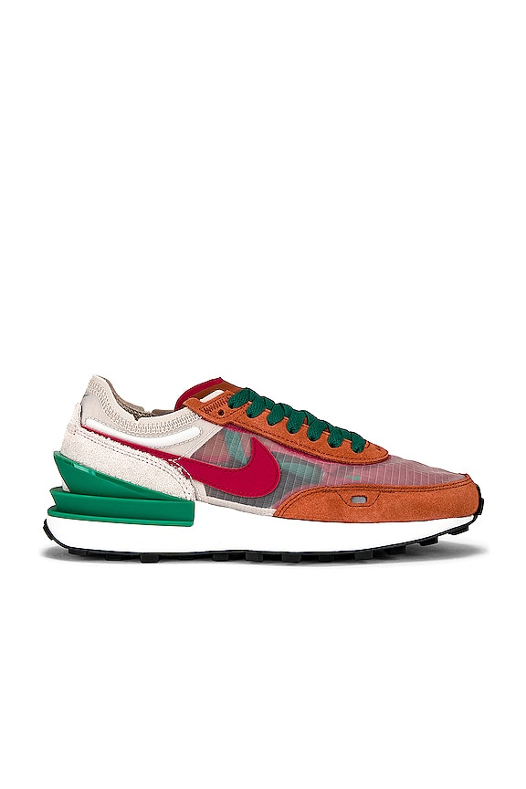 Nike Waffle One Sneaker in Burnt Sunrise, Mystic Hibiscus, Light