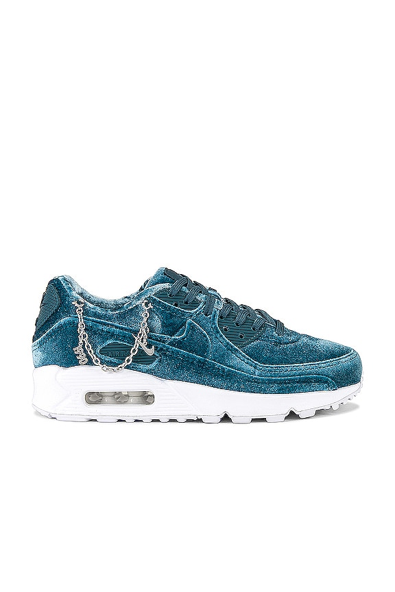 view 1 of 8 Air Max 90 Premium Sneaker in Ash Green & Metallic Silver