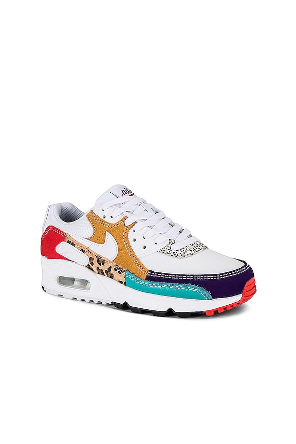 view 2 of 6 ZAPATILLA DEPORTIVA AIR MAX in White, White, Light Curry, Habanero Red, Washed Teal, & Electro Purple
