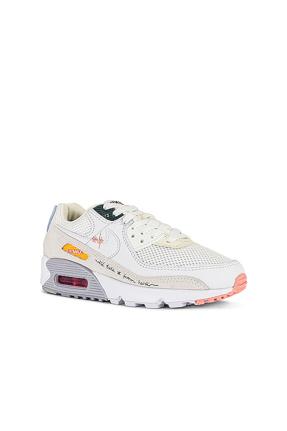 view 2 of 6 AIR MAX 90 스니커즈 in Summit White & Pro Green