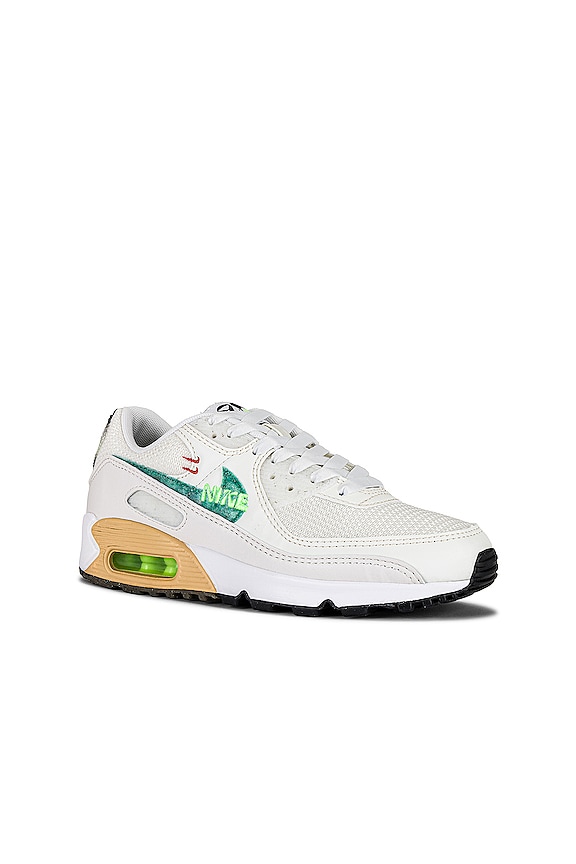 view 2 of 6 SNEAKERS AIR MAX 90 SE XCAT in Summit White, Neptune Green, Sail, Phantom, Off Noir, & Ghost Green