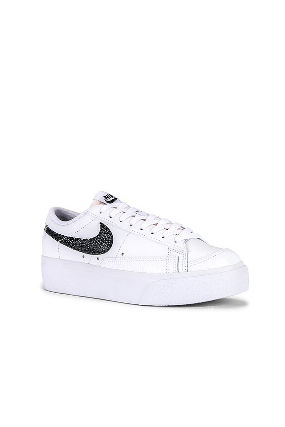 view 2 of 6 Blazer Low Platform in White & Black