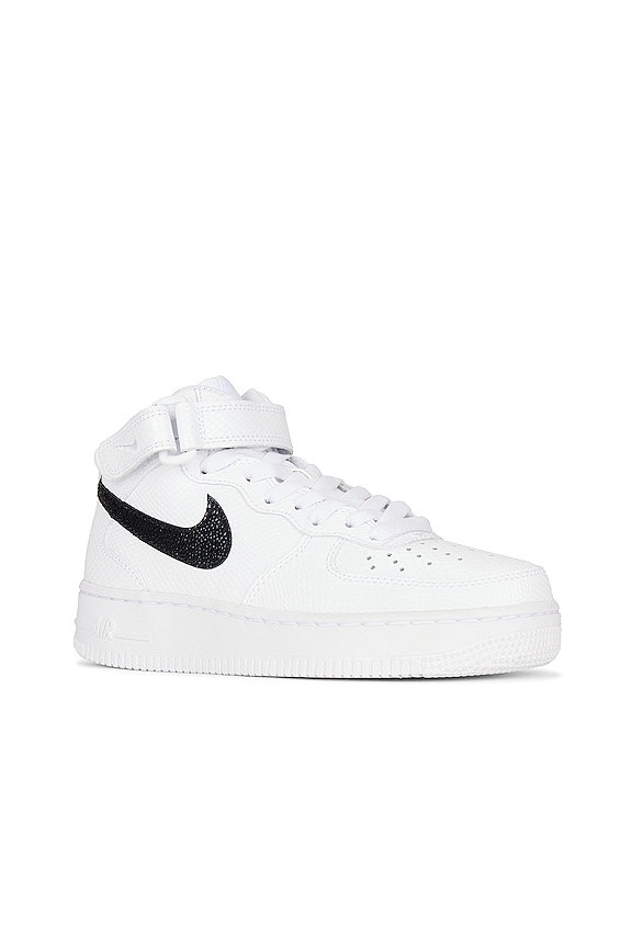 view 2 of 6 Air Force 1 '07 Mid Sneaker in White & Black