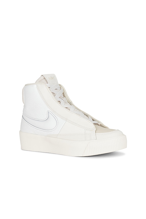 view 2 of 6 Blazer Mid Victory Sneaker in Summit White, Phantom, & Light Cream
