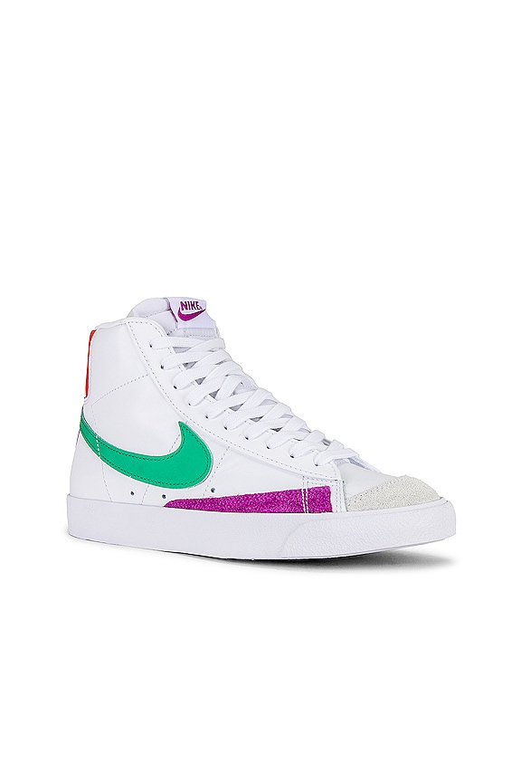 view 2 of 6 SNEAKERS BLAZER 77 VINTAGE in White, Stadium Green, & Picante Red