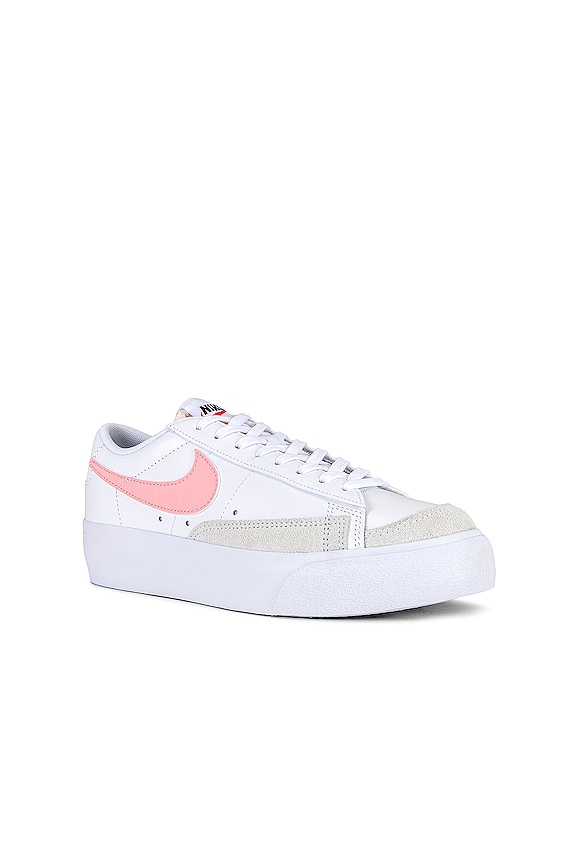 view 2 of 6 Blazer Low Platform Sneaker in White, Pink Glaze & Summit White