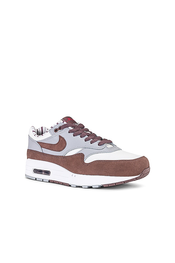 view 2 of 6 ZAPATILLA DEPORTIVA AIR MAX 1 in Summit White, Plum Eclipse, & Wolf Grey
