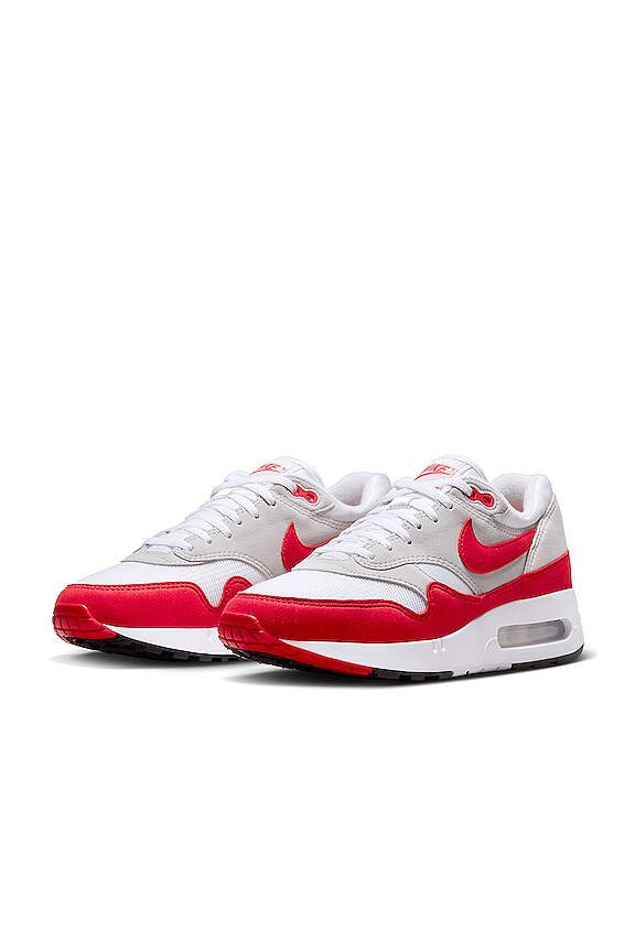 view 2 of 6 Air Max 1 '86 Og Sneaker in White, University Red, & Neutral Grey