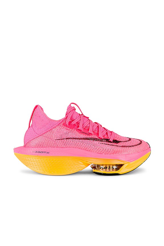 Nike Air Zoom Alphafly Next Flyknit 2 Sneaker in Hyper Pink, Black ...