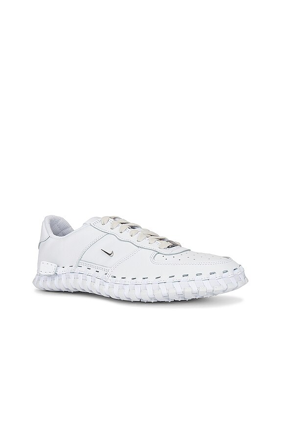 view 2 of 6 X Jacquemus J Force 1 Lx Sneaker in White, Metallic Silver, & Phantom