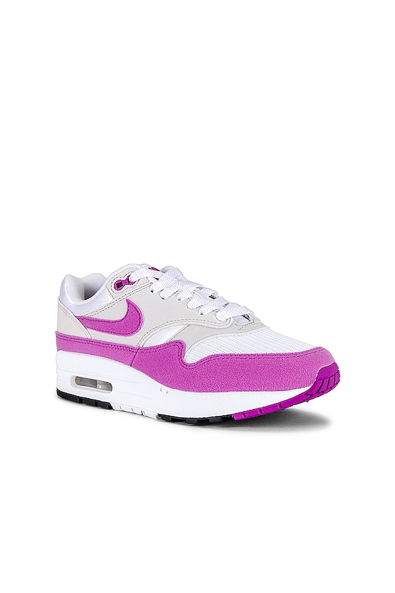 view 2 of 6 Air Max 1 '87 Sneaker in Neutral Grey & Fuchsia Dream
