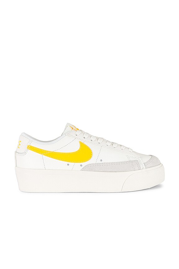 view 1 of 6 Blazer Low Platform Sneaker in Sail, Vivid Sulfur, & Pale Ivory