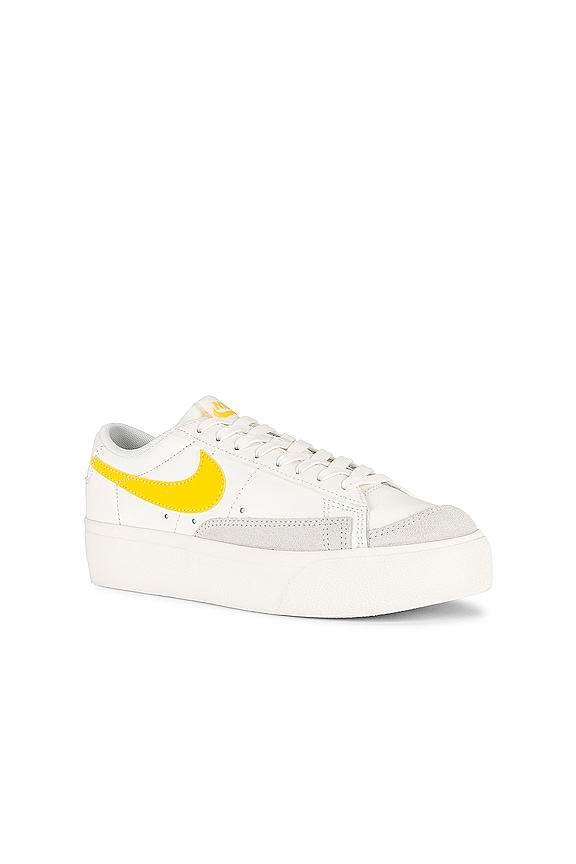 view 2 of 6 Blazer Low Platform Sneaker in Sail, Vivid Sulfur, & Pale Ivory