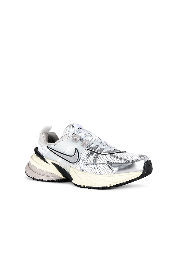 view 2 of 6 V2K Run Sneaker in Summit White & Metallic Silver