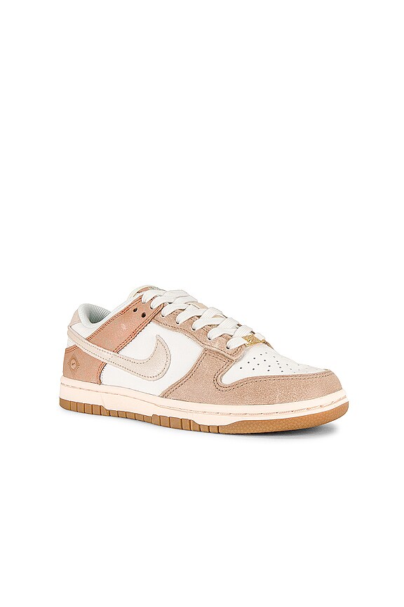 view 2 of 6 Dunk Low Se Sneaker in Sail, Sand Drift, & Amber Brown