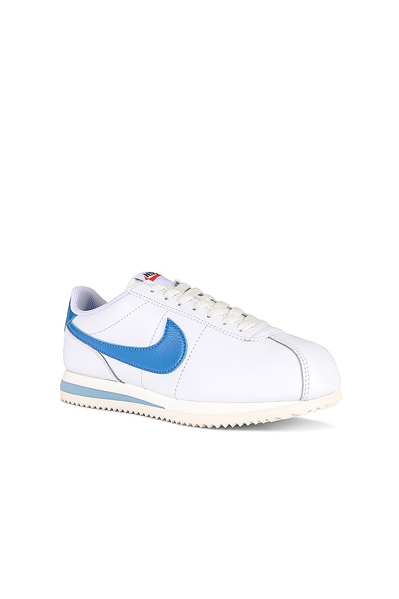 view 2 of 6 CORTEZ 스니커즈 in White & University Blue