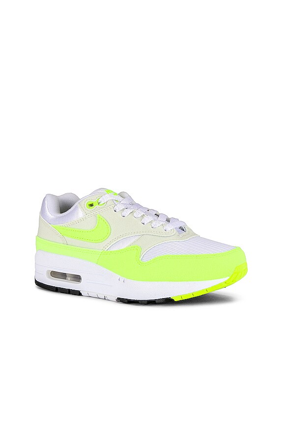 view 2 of 6 ZAPATILLA DEPORTIVA AIR MAX 1 '87 in White, Volt, Seaglass, & Black