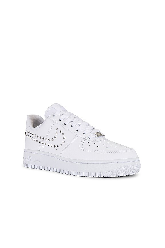 view 2 of 6 SNEAKERS AIR FORCE 1 '07 in White, Chrome, & Metallic Silver