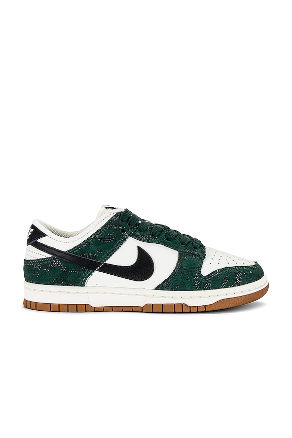 view 1 of 7 Dunk Low Sneaker in Pro Green, Black, Sail, & Gum Medium Brown