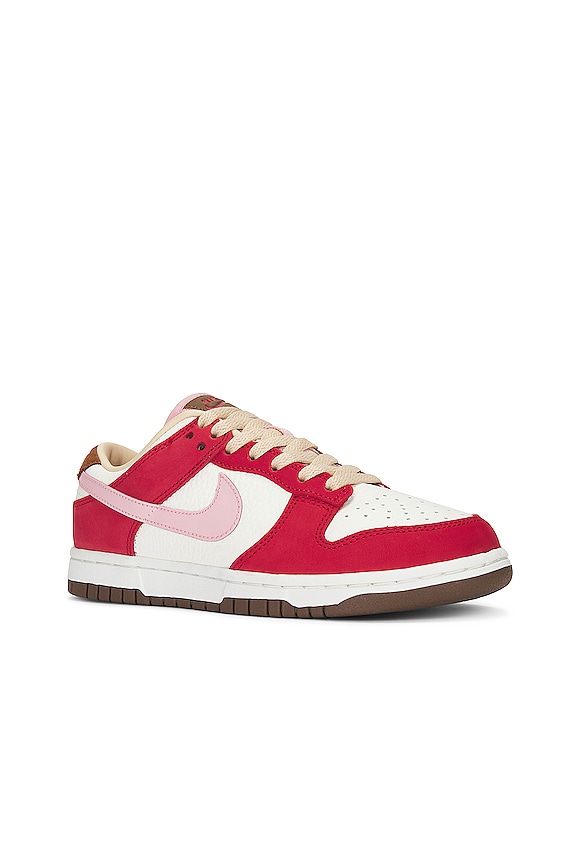 view 2 of 6 ZAPATILLA DEPORTIVA DUNK LOW in Sport Red, Sheen, Sail, & Medium Brown