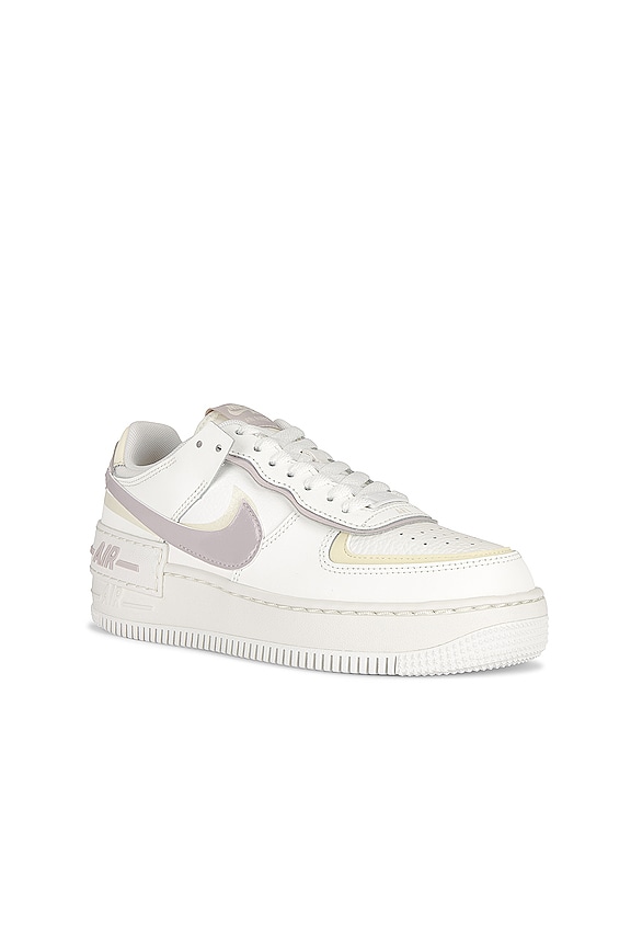 view 2 of 6 Air Force 1 Shadow Sneaker in Sail, Platinum Violet, & Coconut Milk