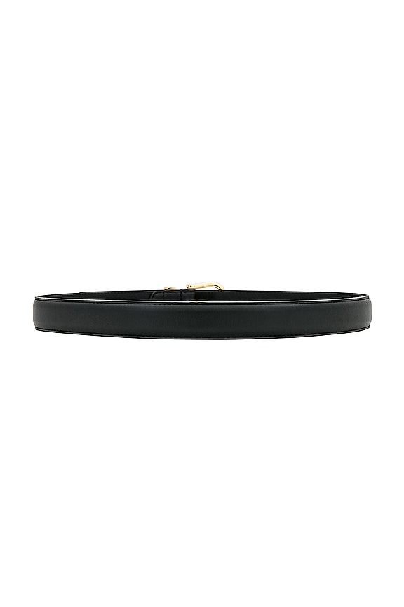 view 2 of 3 LOUISE 벨트 in Black & Shiny Brass