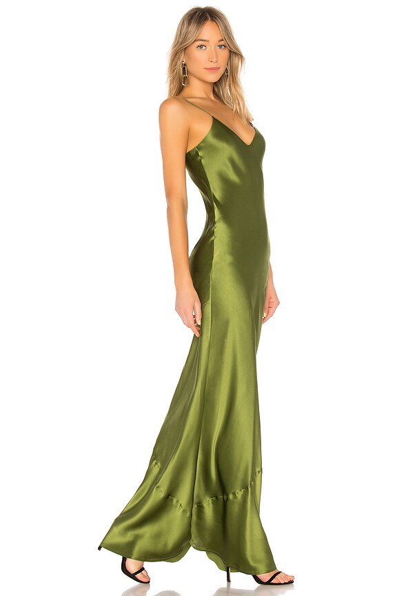 view 2 of 3 Cami Gown in Campo Green