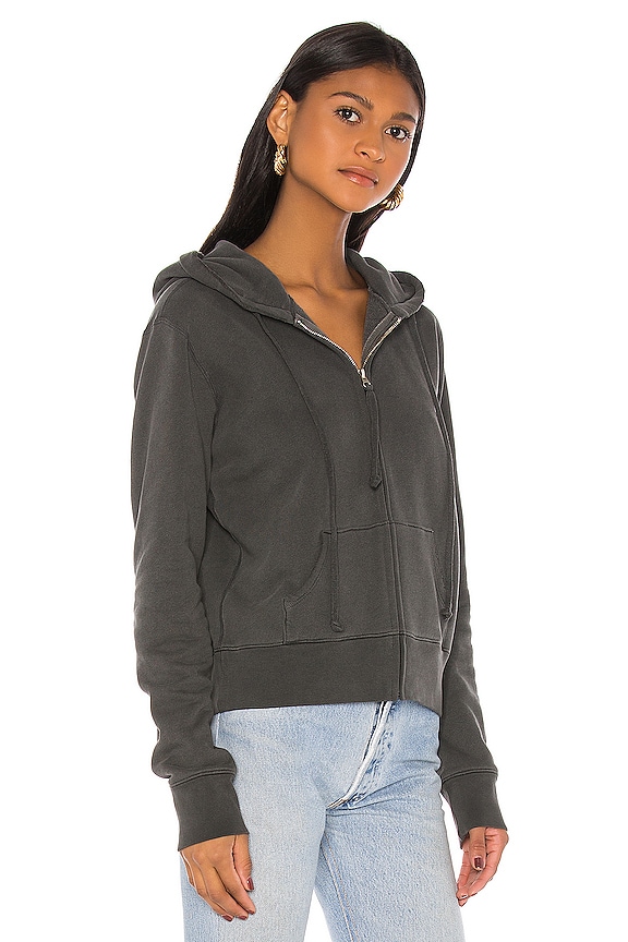 view 2 of 4 Callie Zip Up Hoodie in Gunmetal