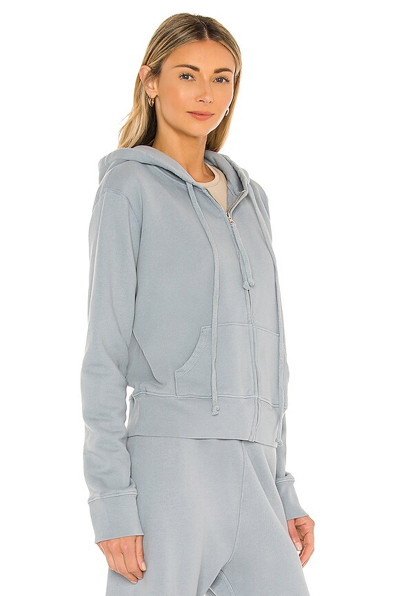 view 2 of 4 Callie Zip Up Hoodie in Slate Blue