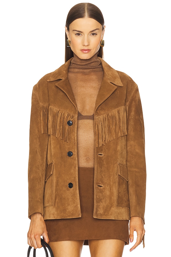 view 2 of 6 CHAQUETA CON FLECOS MAELLE in Martora