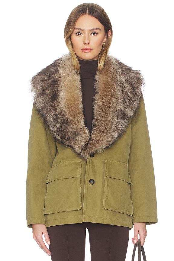 view 2 of 5 Ronay Parka in Olive Green