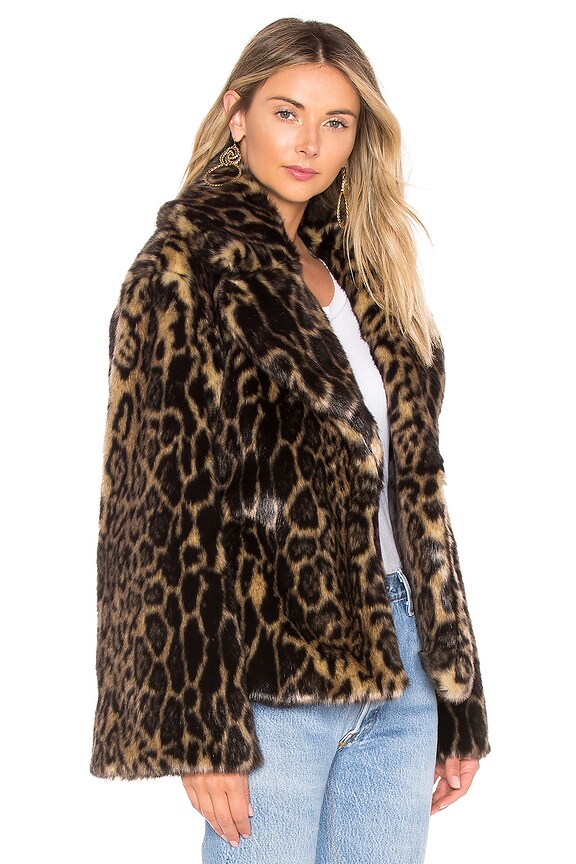 view 2 of 4 Sedella Faux Fur Coat in Leopard