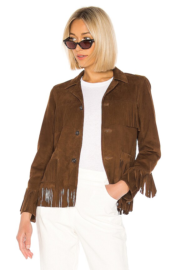 view 1 of 4 Frida Jacket in Dark Cognac