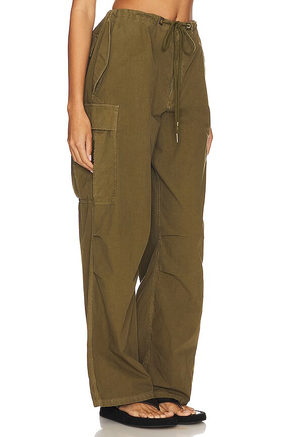 view 2 of 4 PANTALON CARGO OVERSIZED LISON in Olive Green