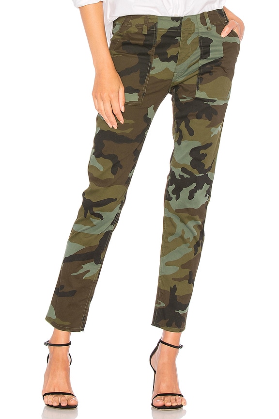 view 1 of 4 PANTALON JENNA in Fall Green