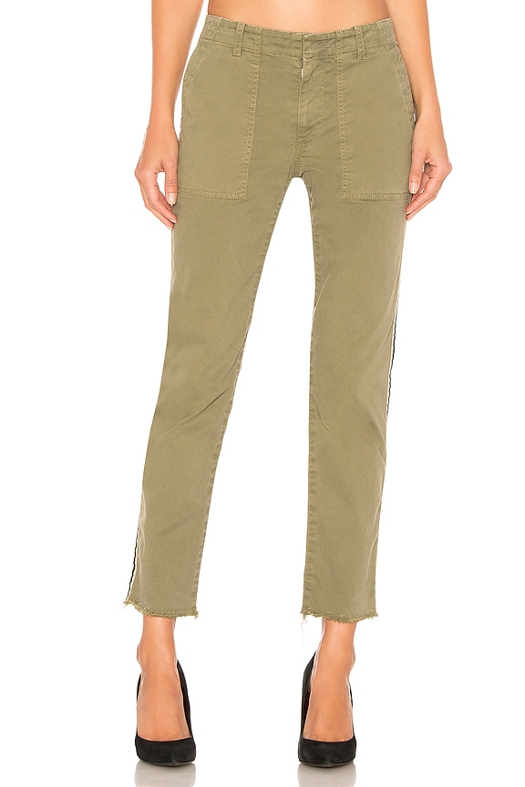 view 2 of 4 PANTALON JENNA in Sage, White & Black