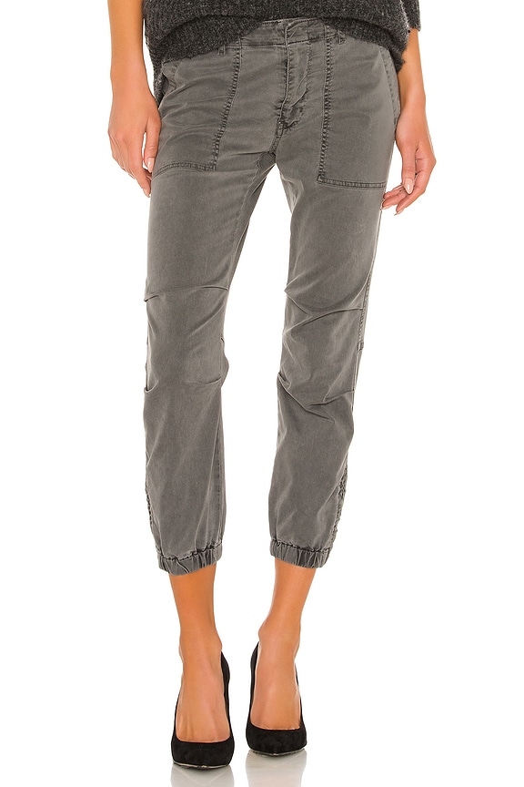 view 1 of 4 Cropped Military Pant in Charcoal