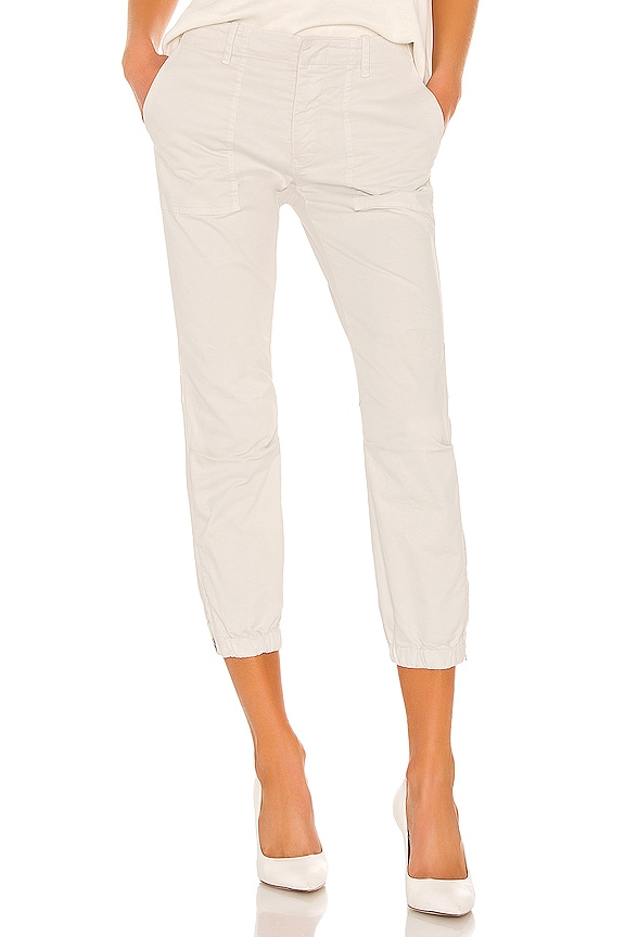 view 1 of 4 Cropped Military Pant in Chalk