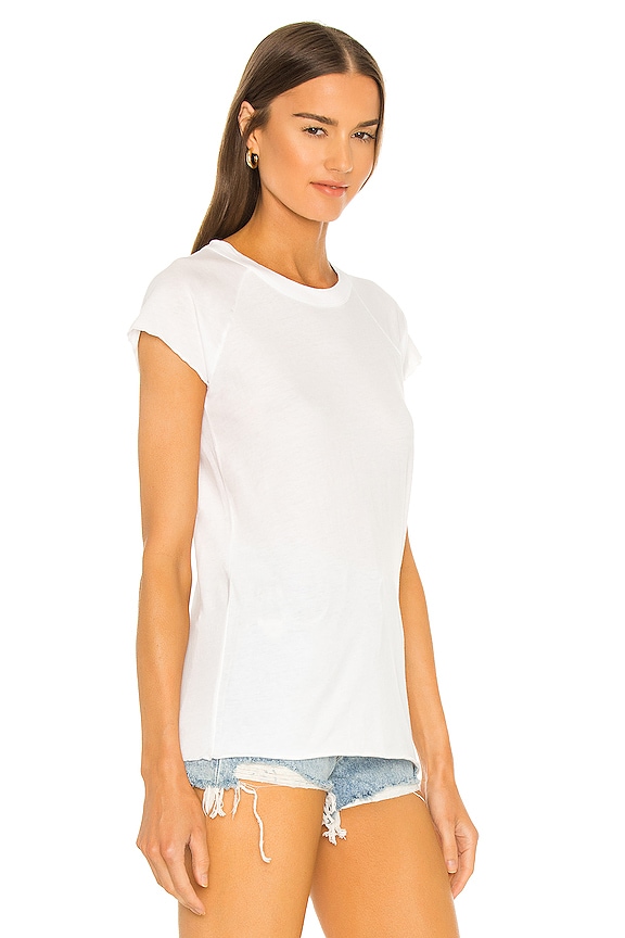 view 2 of 4 Short Sleeve Baseball Tee in White