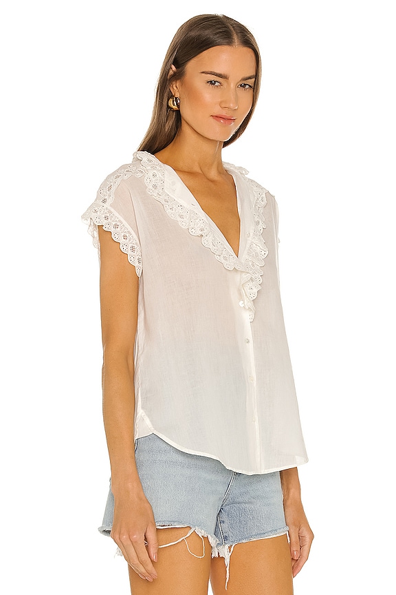 view 2 of 4 Leanne Lace Shirt in Ivory