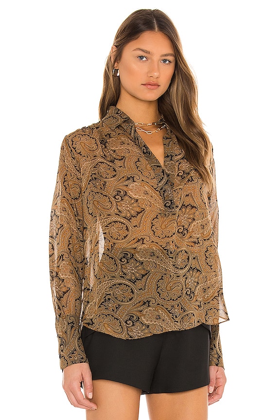 view 2 of 4 Colleen Top in Vintage Paisley
