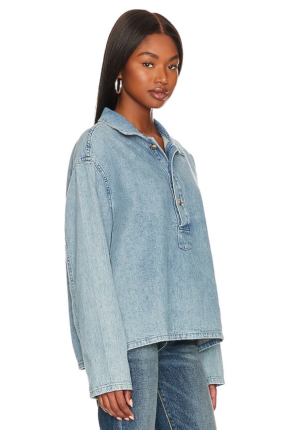 view 2 of 4 BLUSA HARPER in Light Wash