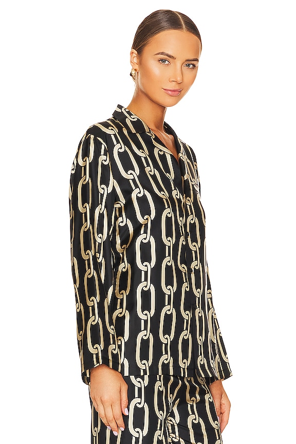 view 2 of 4 CHEMISE JUSTE in Big Chain Gold & Black