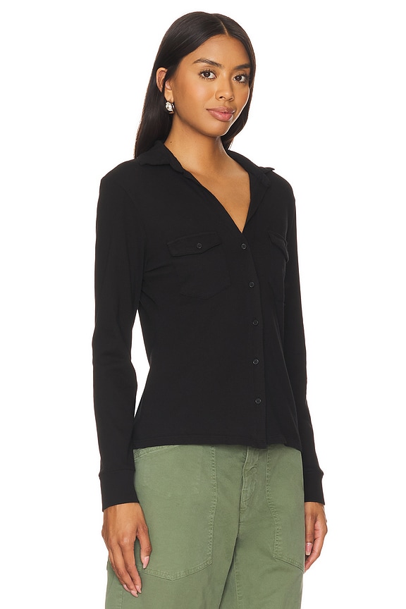 view 2 of 4 Liam Shirt in Jet Black