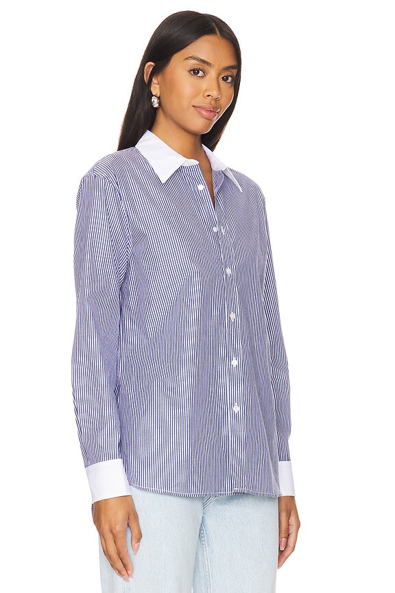 view 2 of 5 RAPHAEL コンボシャツ付き in Navy Stripe & White